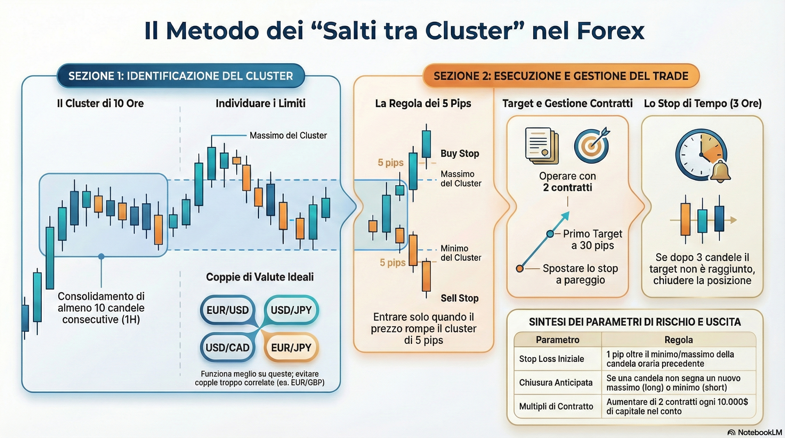 Percorso di Trading eclettico DEG "Adoro le Mani Forti" Episodio 19 "Salto di cluster sul Forex"